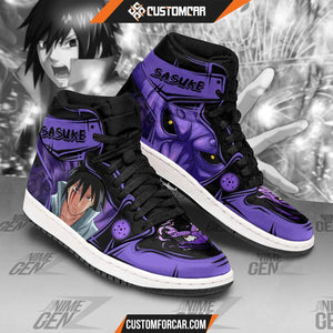 Naruto JD Sneakers Uchiha Sasuke Susanoo Custom Anime Shoes