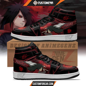 Naruto Madara Uchiha JD Sneakers Custom Anime Shoes
