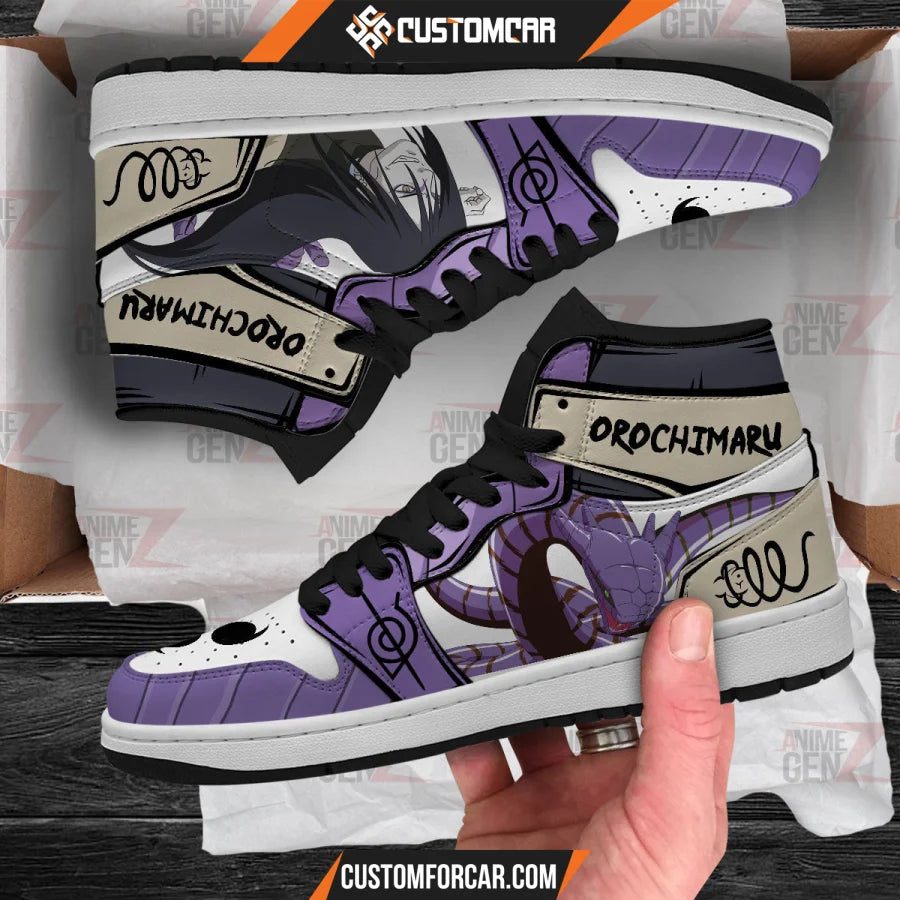 Naruto Ochimru JD Sneakers Custom Anime Shoes CUSTOMFORCAR