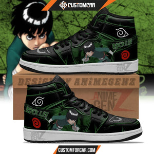 Naruto Rock Lee JD Sneakers Custom Anime Shoes CUSTOMFORCAR