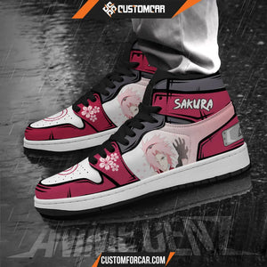 Naruto Sakura Haruno JD Sneaker Custom Anime Shoes