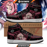 Naruto Sakura JD Sneakers Custom Anime Shoes CUSTOMFORCAR