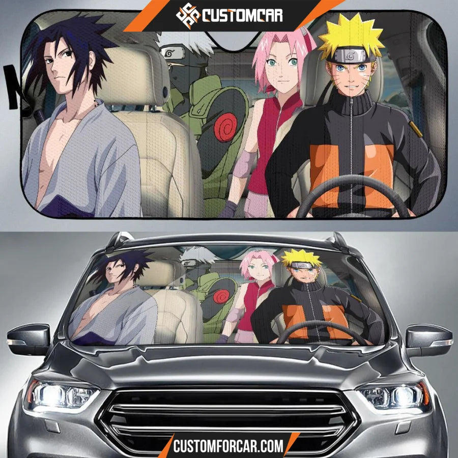 Naruto Sasuke Kakashi Auto Sun Shade Shades