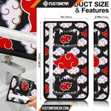 Naruto Seat Belt Covers Akatsuki Member Cloud Patterns Belt Covers D41504 DECORINCAR 6