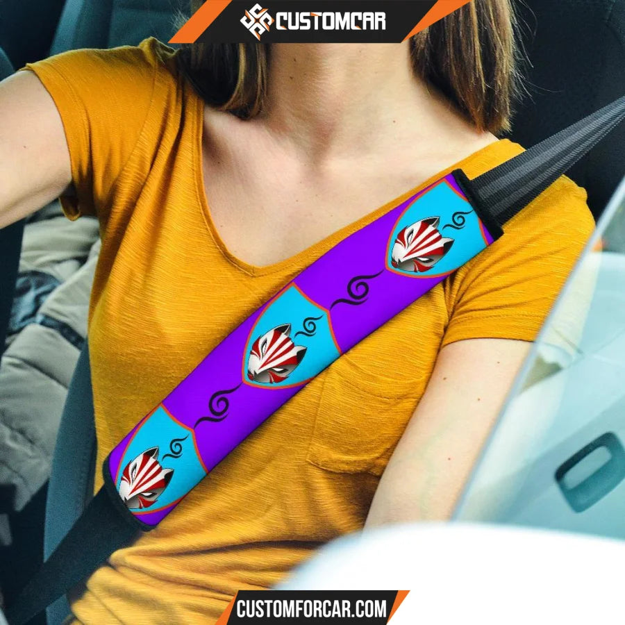 Naruto Seat Belt Covers Anbu Mask Symbol Patterns Belt Covers D41507 DECORINCAR 1