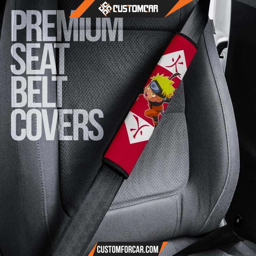 Naruto Seat Belt Covers Naruto Hokage Patterns Belt Covers D41607 DECORINCAR 5