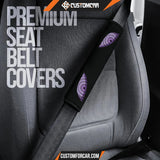 Naruto Seat Belt Covers Madara Face Rinnegan Belt Covers D31412 DECORINCAR 5