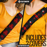 Naruto Seat Belt Covers Mixed Sharingan Eyes Belt Covers D31403 DECORINCAR 4