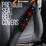 Naruto Seat Belt Covers Mixed Sharingan Eyes Belt Covers D31403 DECORINCAR 5