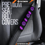 Naruto Seat Belt Covers Purple Rinnegan Patterns Belt Covers D31416 DECORINCAR 5