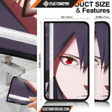 Naruto Seat Belt Covers Sasuke Half Face Itachi Sharingan Belt Covers D31404 DECORINCAR 6