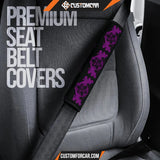 Naruto Seat Belt Covers Sasuke Purple Patterns Unique Belt Covers D31405 DECORINCAR 5