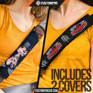 Naruto Seat Belt Covers Sasuke Using Curse Seal Belt Covers D41510 DECORINCAR 4