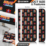 Naruto Seat Belt Covers Naruto Shippuden Sasuke Patterns Belt Covers D31407 DECORINCAR 6