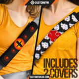 Naruto Seat Belt Covers Naruto Vs Akatsuki Patterns Belt Covers D41509 DECORINCAR 4