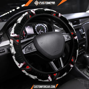 Naruto Steering Wheel Cover Itachi Vs Sasuke Eyes Patterns 