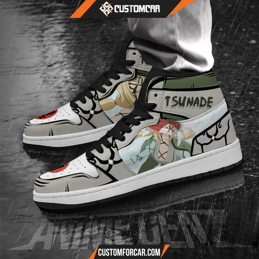 Naruto Tsunade JD Sneakers Tsunade 100 Healing Seal Custom