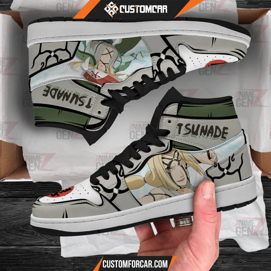 Naruto Tsunade JD Sneakers Tsunade 100 Healing Seal Custom