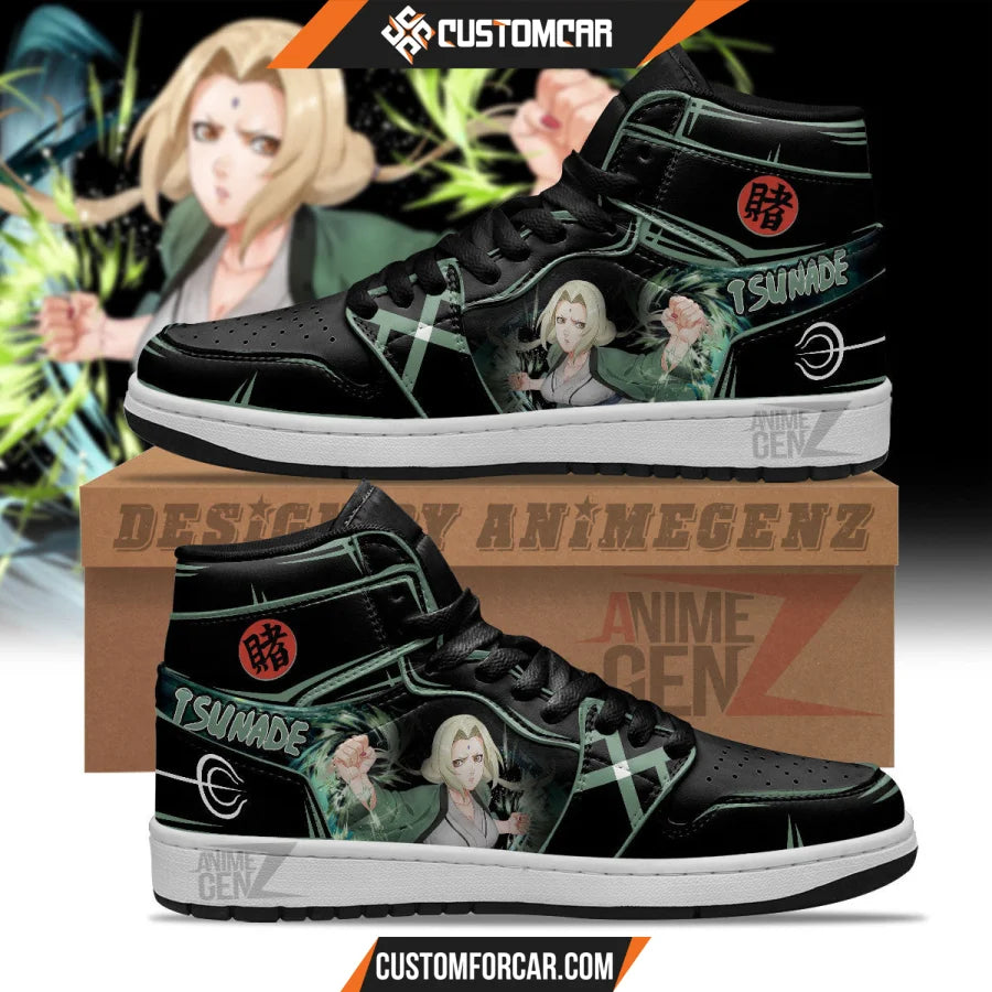 Naruto Tsunade JD Sneakers Custom Anime Shoes CUSTOMFORCAR