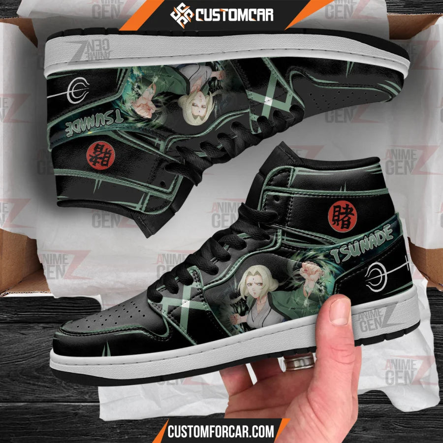 Naruto Tsunade JD Sneakers Custom Anime Shoes CUSTOMFORCAR