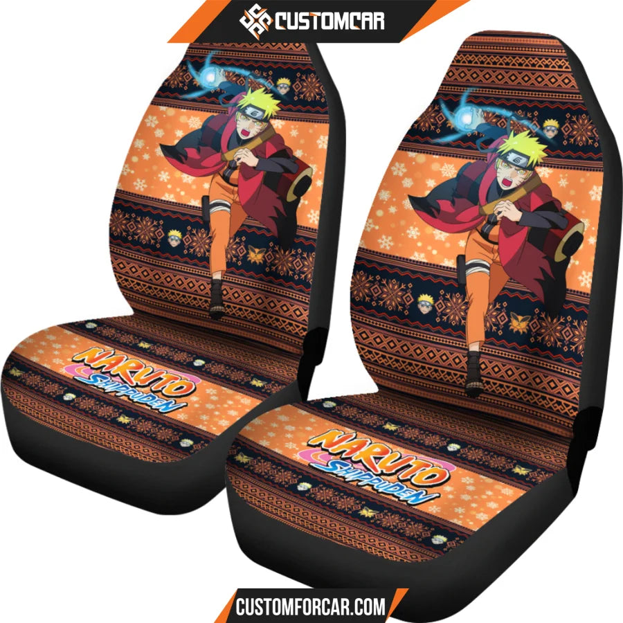 Naruto Uzumaki Naruto Christmas Car Seat Covers Anime Car