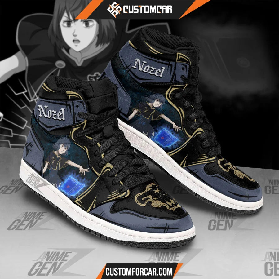 Nero Secre Swallowtail JD Sneakers Black Clover Custom Anime