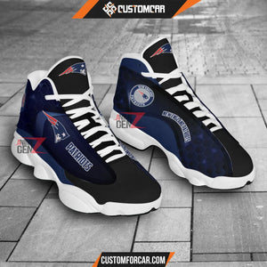 New England Patriots Air Jordan 13 Sneakers NFL Custom Sport