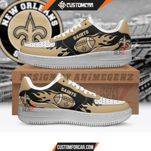 New Orleans Saints Air Sneakers NFL Custom Sports Shoes