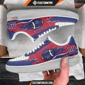 New York Giants Air Sneakers NFL Custom Sports Shoes