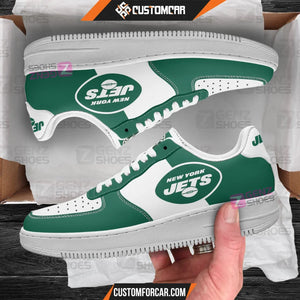 New York Jets Air Sneakers NFL Custom Sports Shoes