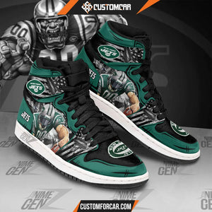 New York Jets JD Sneakers NFL Custom Sports Shoes