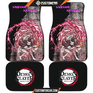 Nezuko Kamado Demon Slayer Car Floor Mats Anime Car