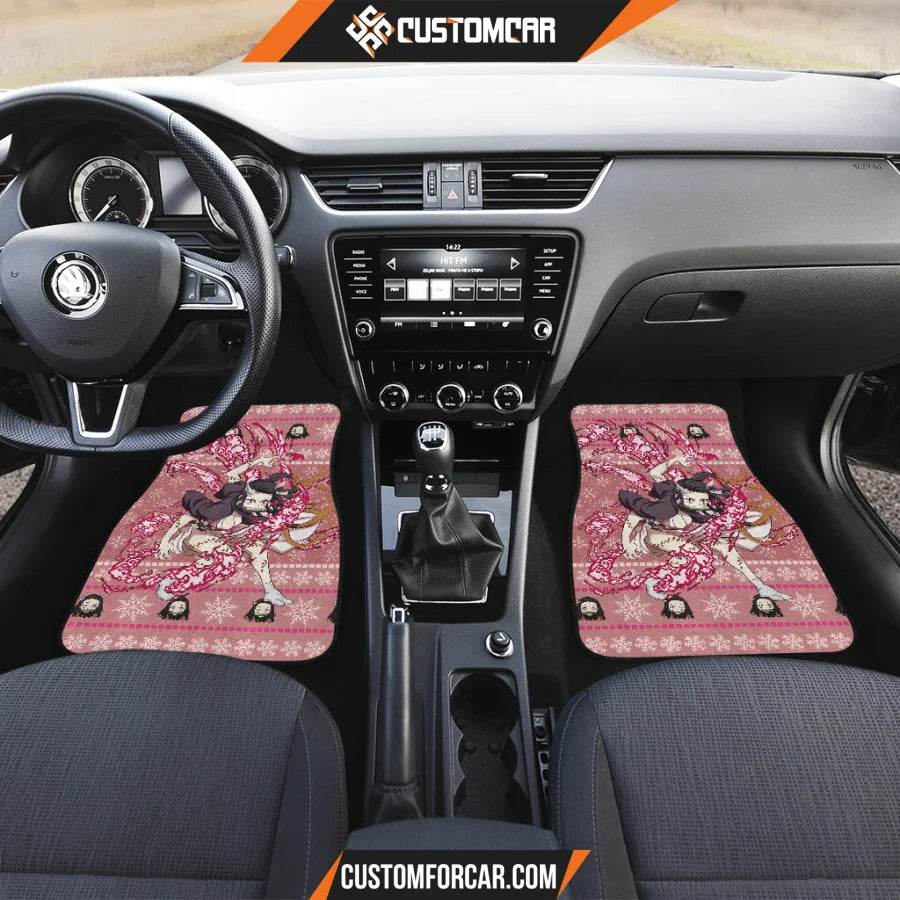 Nezuko Kamado Demon Slayer Car Floor Mats Anime Car