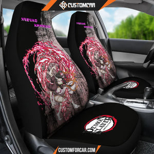 Nezuko Kamado Demon Slayer Car Seat Covers Anime Car