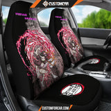 Nezuko Kamado Demon Slayer Car Seat Covers Anime Car