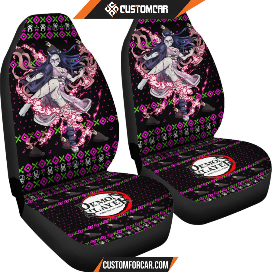 Nezuko Kamado Demon Slayer Car Seat Covers Anime Car