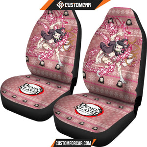 Nezuko Kamado Demon Slayer Car Seat Covers Anime Car