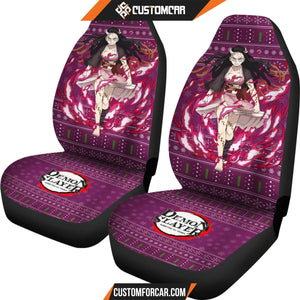 Nezuko Kamado Demon Slayer Car Seat Covers Anime Car