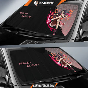 Nezuko Kamado Demon Slayer Car Sun Shade Anime Car