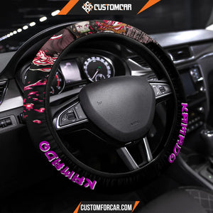 Nezuko Kamado Demon Slayer Steering Wheel Cover Anime Car