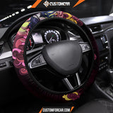 Nezuko Kamado Demon Slayer Steering Wheel Cover Anime Car