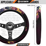 Nezuko Kamado Demon Slayer Steering Wheel Cover Anime Car