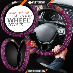 Nezuko Kamado Demon Slayer Steering Wheel Cover Anime Car