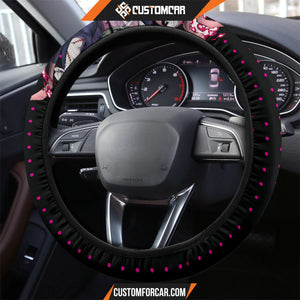 Nezuko Kamado Demon Slayer Steering Wheel Cover Anime Car