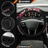 Nezuko Kamado Demon Slayer Steering Wheel Cover Anime Car