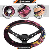 Nezuko Kamado Demon Slayer Steering Wheel Cover Anime Car