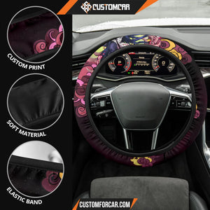 Nezuko Kamado Demon Slayer Steering Wheel Cover Anime Car