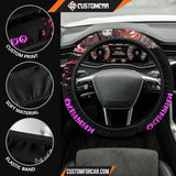 Nezuko Kamado Demon Slayer Steering Wheel Cover Anime Car