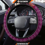 Nezuko Kamado Demon Slayer Steering Wheel Cover Anime Car