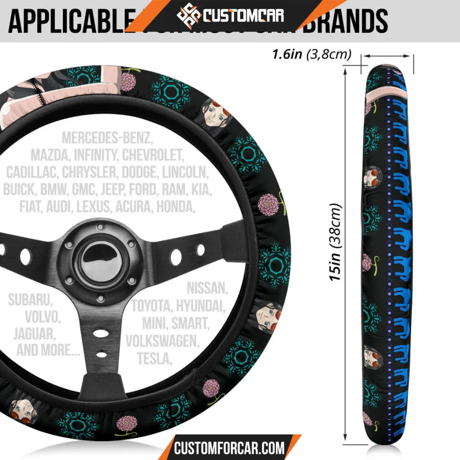 Nico Robin One Piece Christmas Steering Wheel Cover Anime